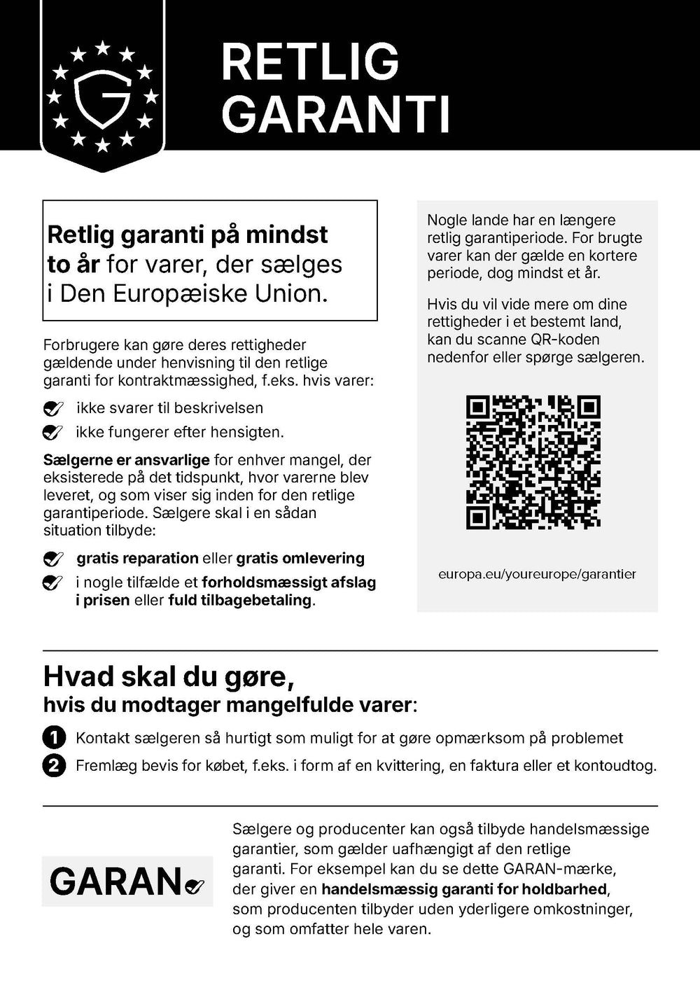 Retlig garanti