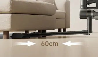 Rækker så dybt som  60 cm*