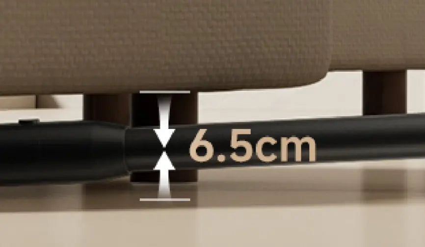 Rækker så lavt som  6,5 cm*