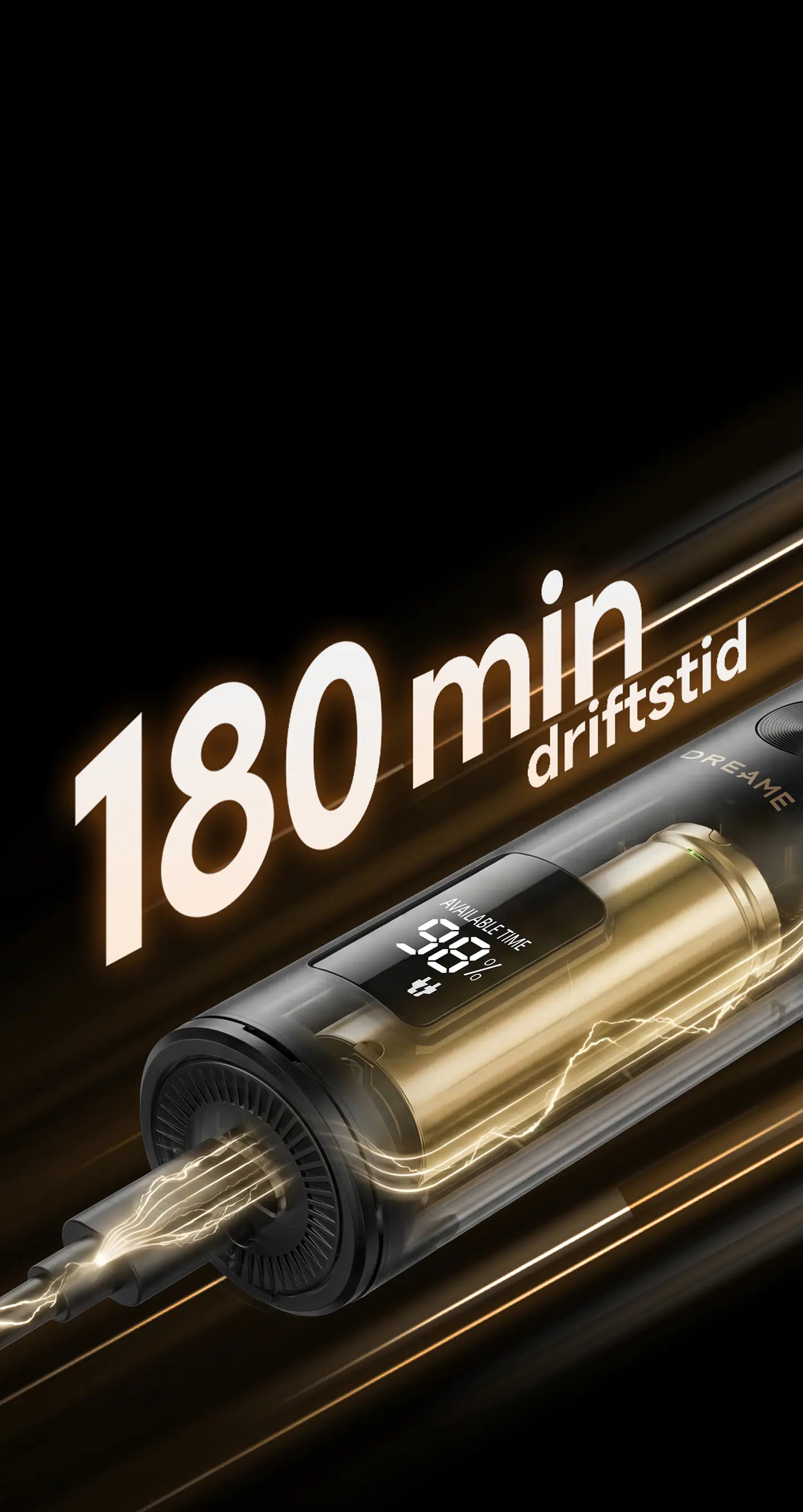 Mindre bekymring om batteriet