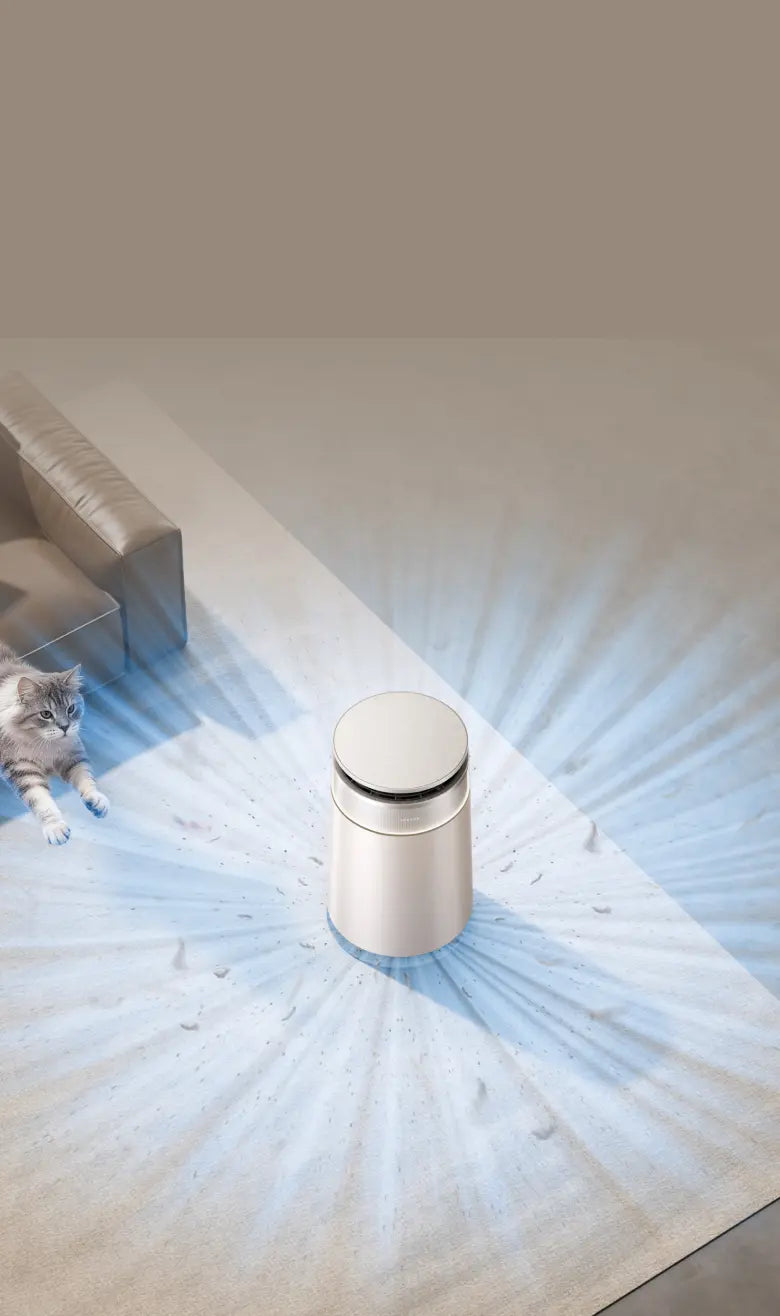 22× Floating Hair Capture Efficiency