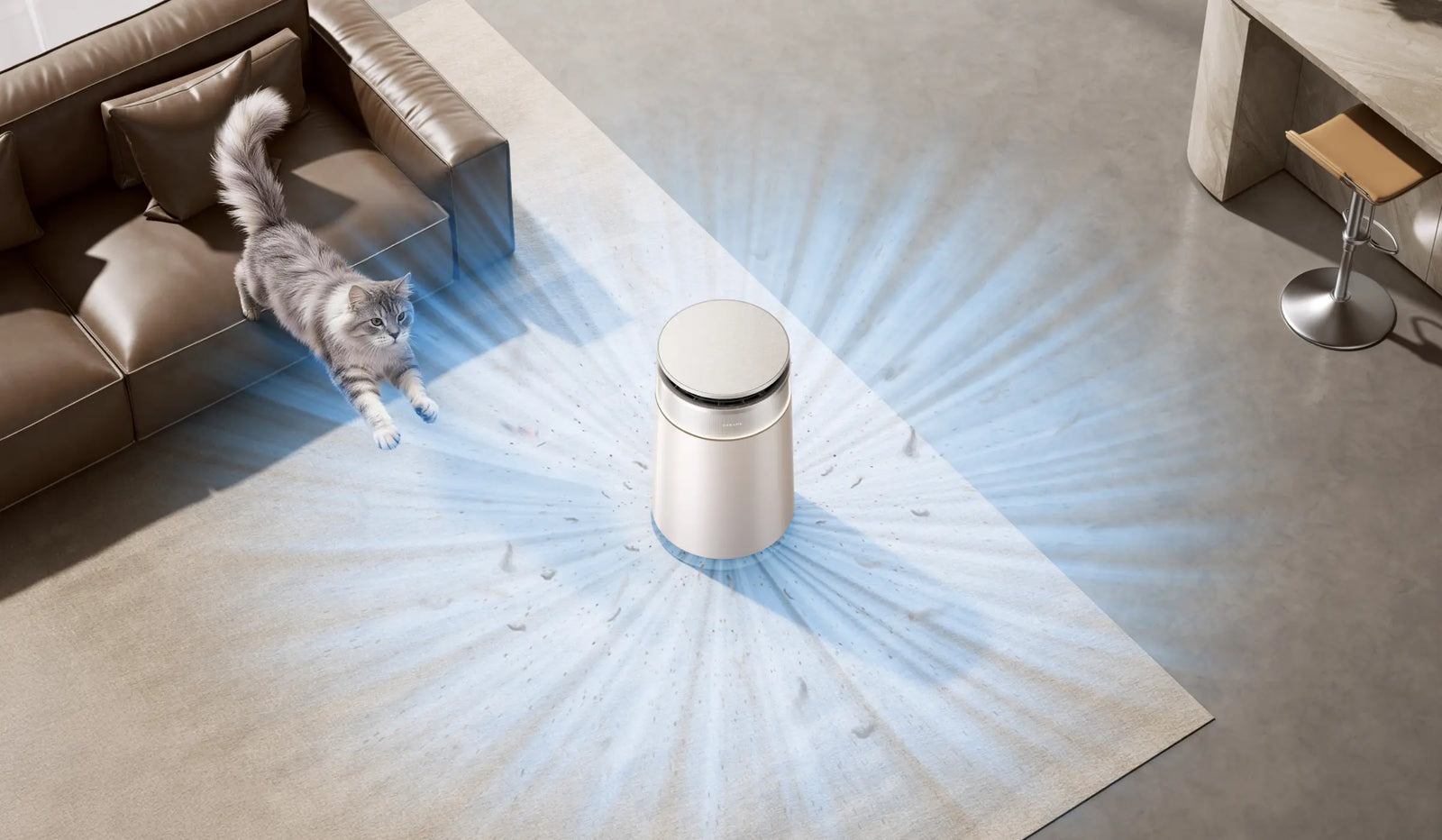 22× Floating Hair Capture Efficiency