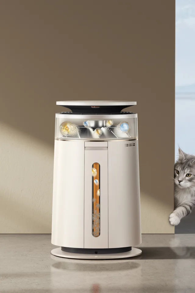 Sealed, Antibacterial Hair Collection Bin