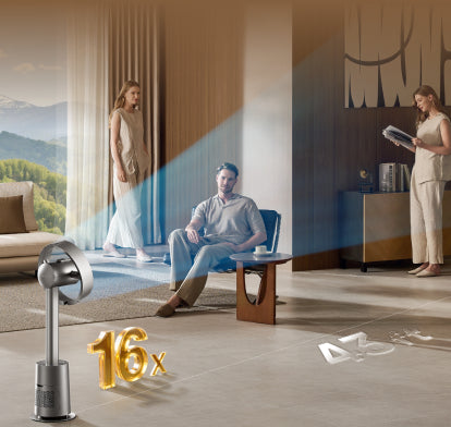 16 × luftstrøm med AirBoost™-teknologi